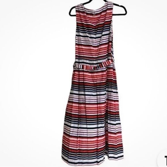 New with tags, Tommy Hilfiger striped dress Striped Sleeveless Midi Dress size 6 - Picture 2 of 7